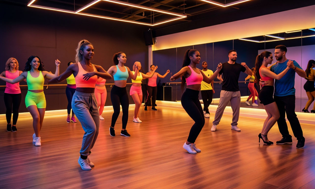 Adults dancing